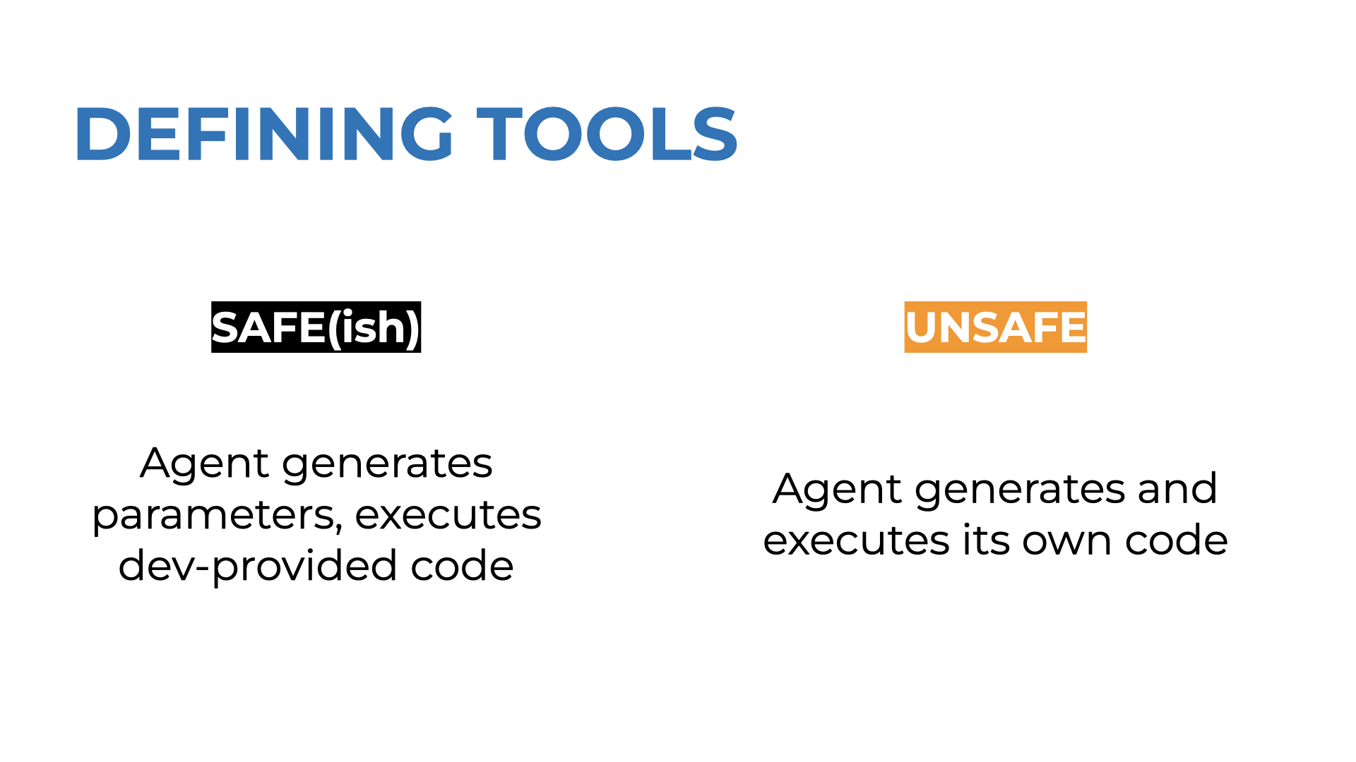 Defining LLM tools