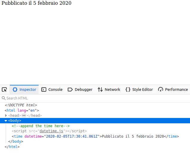 Intl.DateTimeFormat italian